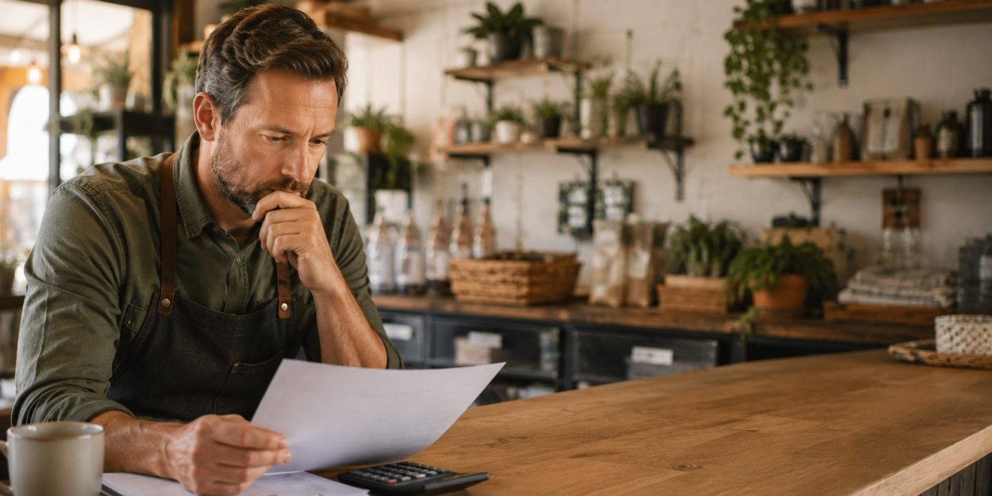 Vernon Business Owner Reviewing Website Quote