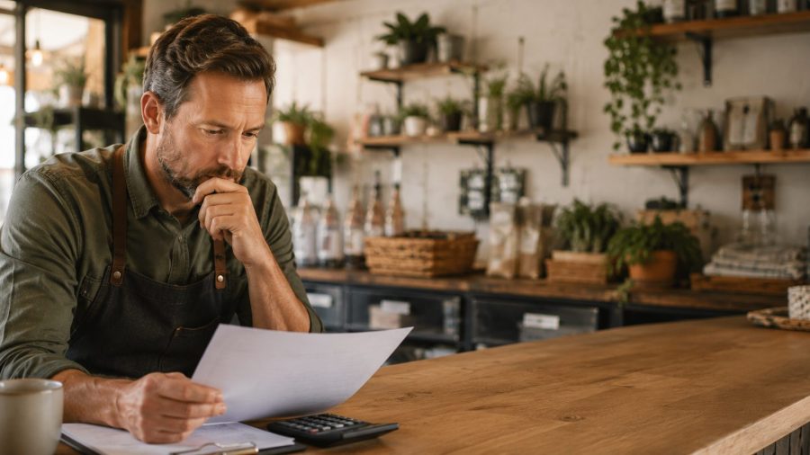 Vernon Business Owner Reviewing Website Quote